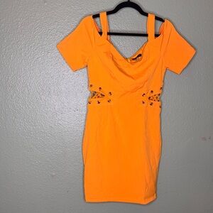 Vibrant Cals Orange Women's Dress